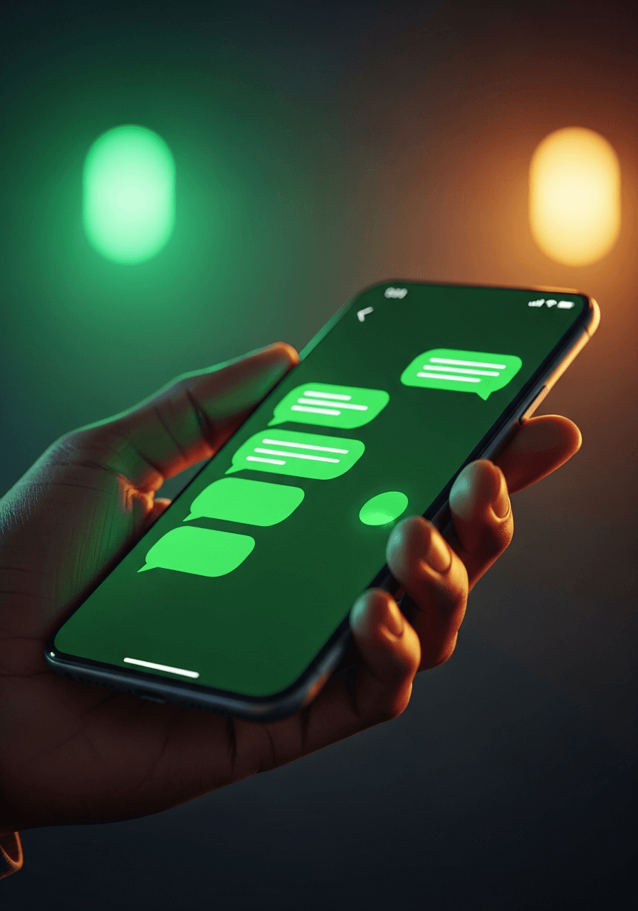 AI-powered chat services running on mobile